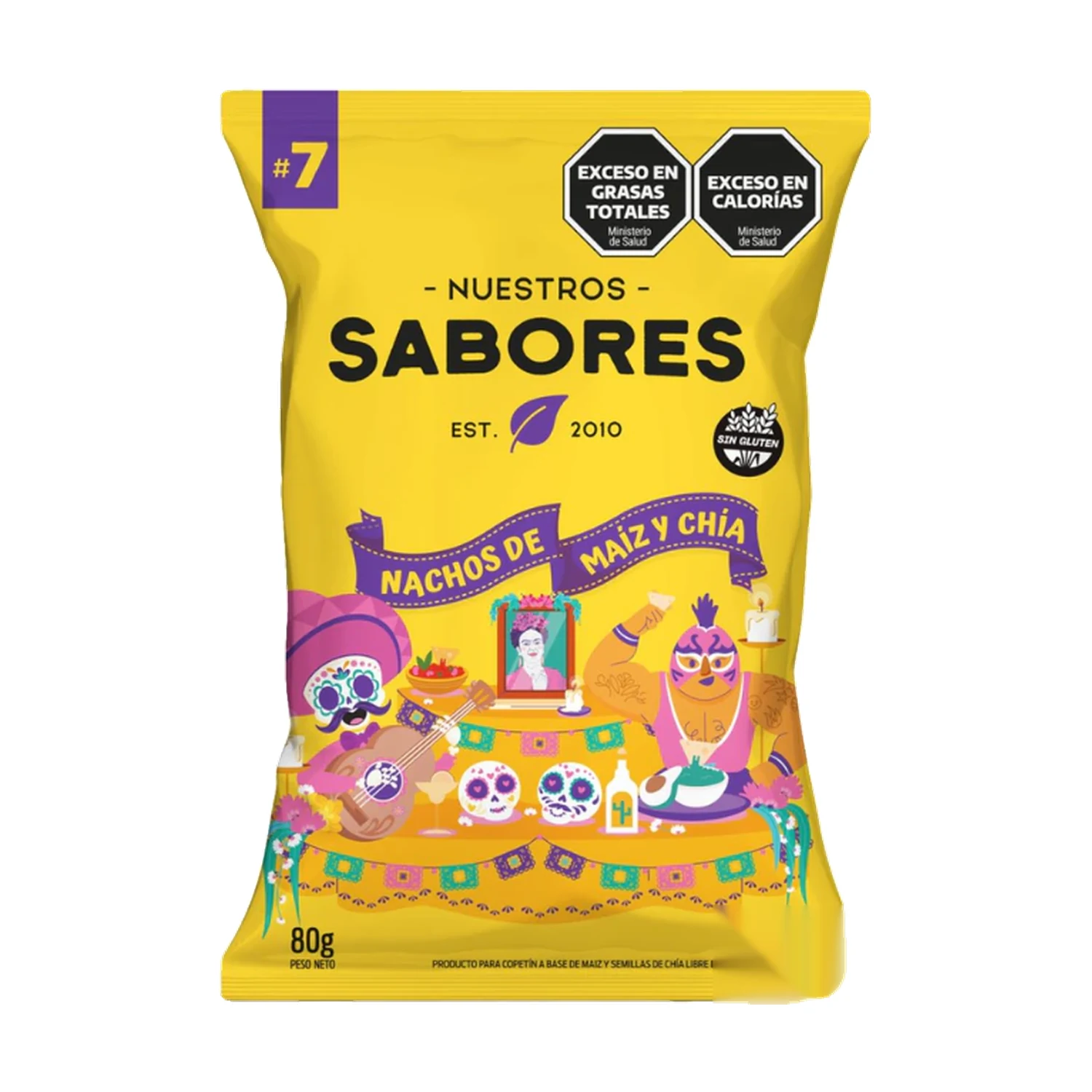Nachos de Maíz y Chía