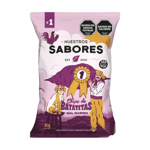 Chips de Batatas y Sal Marina